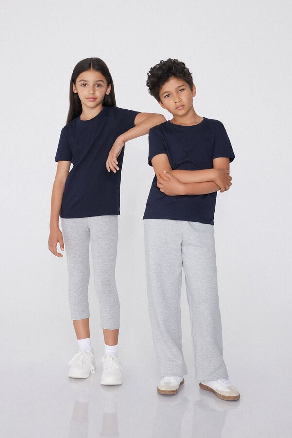 Tezenis Camiseta Manga Corta 100% Algodón Para Niño Unisex