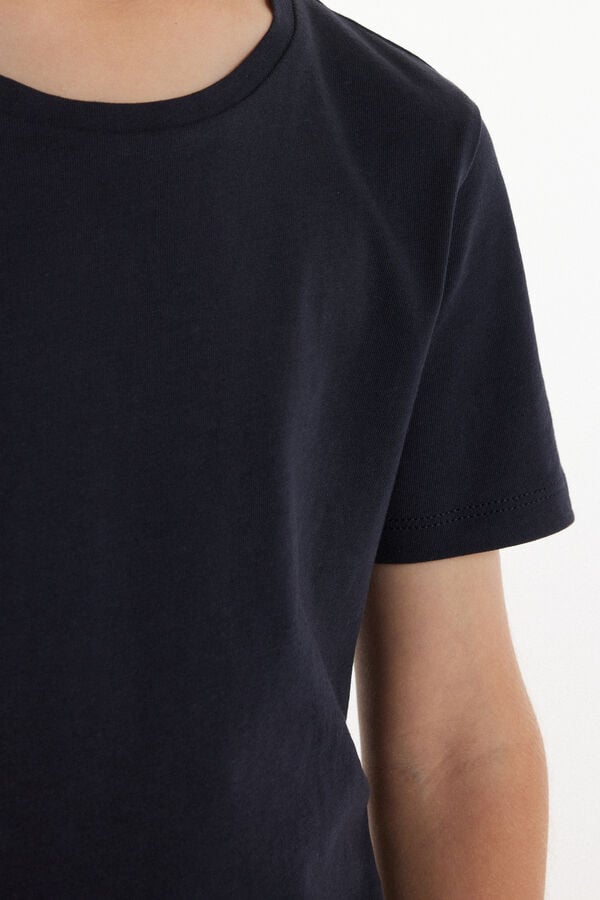 Tezenis Camiseta Manga Corta 100% Algodón Para Niño Unisex