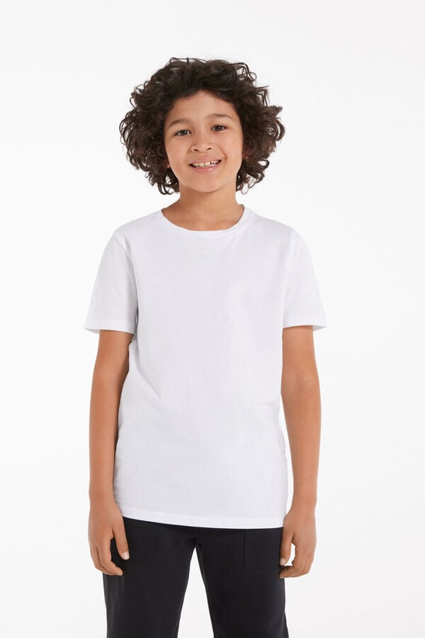 Tezenis Camiseta manga corta 100% algodón para niño unisex