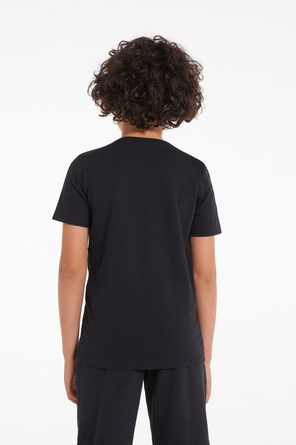 Tezenis Camiseta Manga Corta 100% Algodón Para Niño Unisex