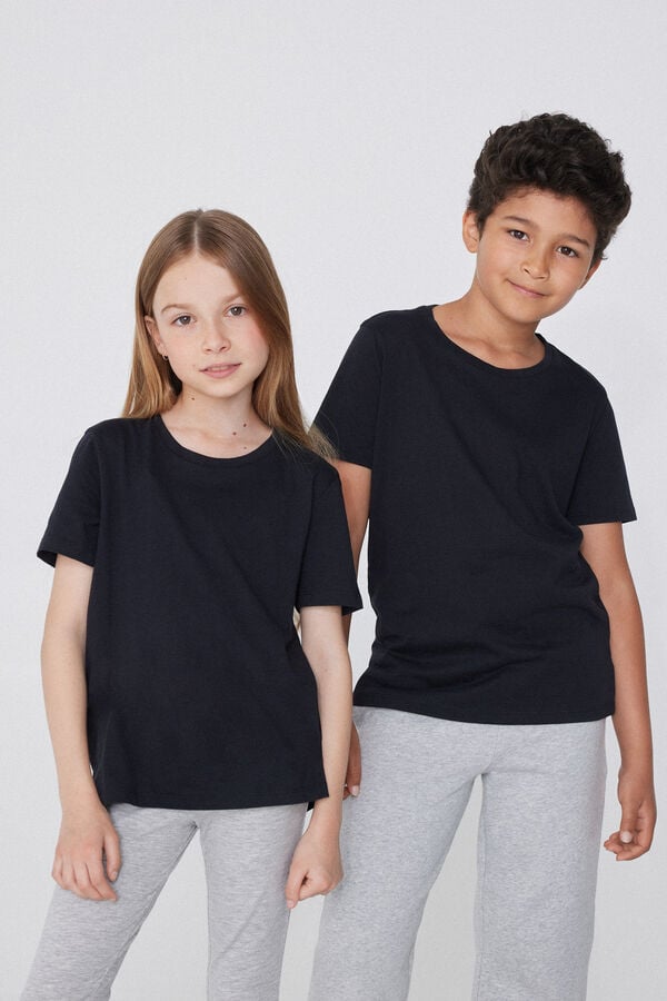 Tezenis Camiseta Manga Corta 100% Algodón Para Niño Unisex