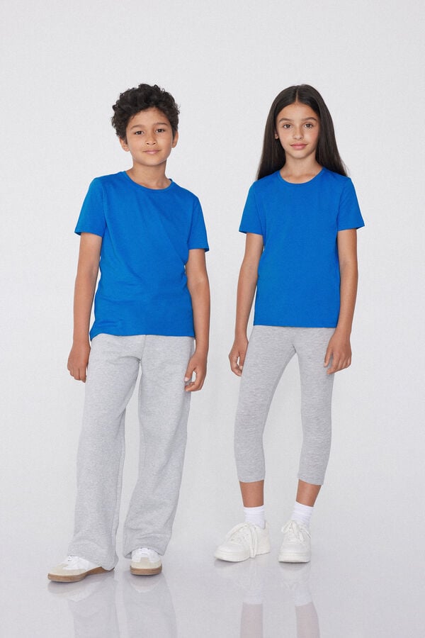 Tezenis Camiseta Manga Corta 100% Algodón Para Niño Unisex