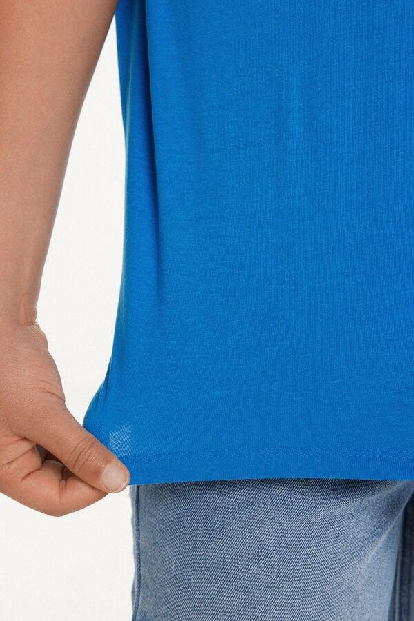 Tezenis Camiseta Manga Corta 100% Algodón Para Niño Unisex