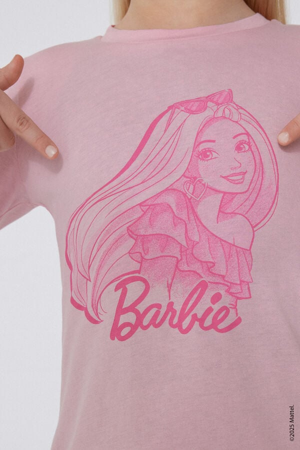 Tezenis Camiseta Manga Larga Algodón Con Estampado Barbie Para Niña