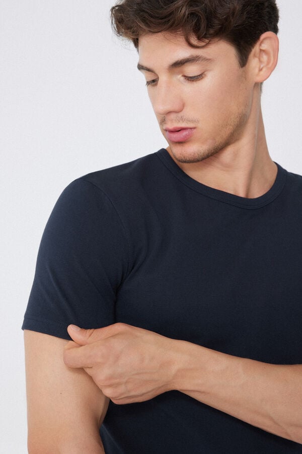 Tezenis Camiseta Térmica De Manga Corta De Algodón Hombre