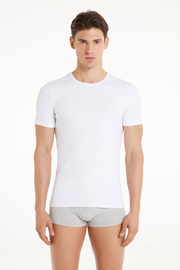 Tezenis Camiseta térmica de manga corta de algodón hombre