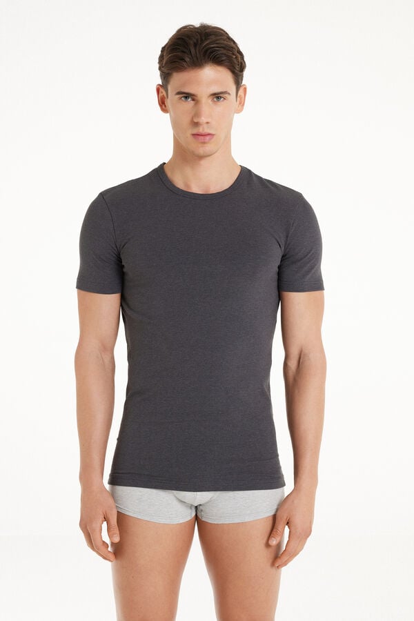 Tezenis Camiseta térmica de manga corta de algodón hombre