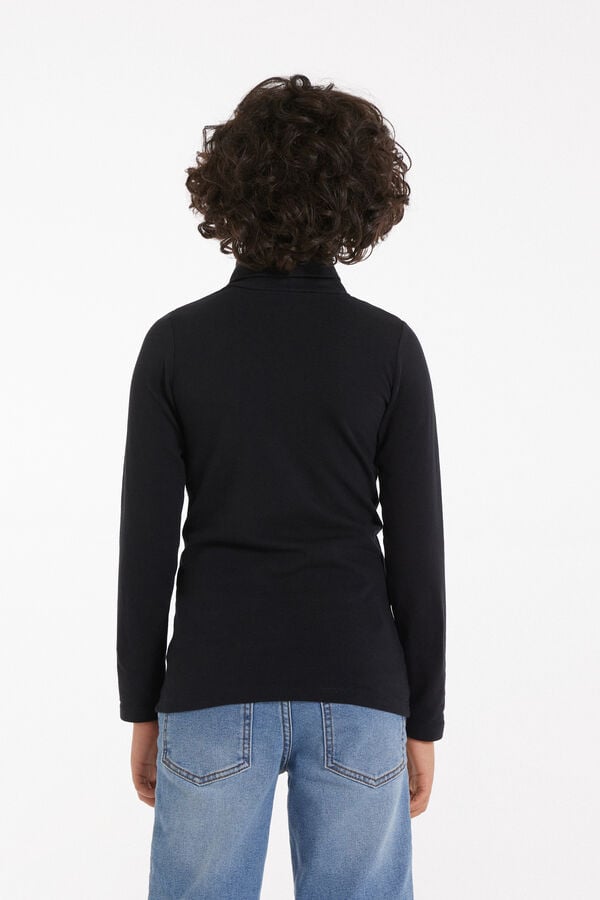 Tezenis Camiseta Térmica De Manga Larga Y Cuello Alto Para Niños