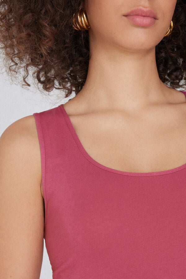 Tezenis Camiseta Tirantes Anchos Algodón Orgánico Escote Redondeado