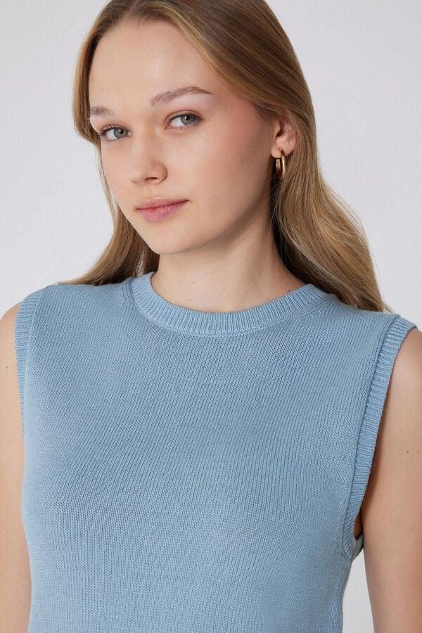 Tezenis Camiseta Tirantes Anchos Chaleco Algodón Calado