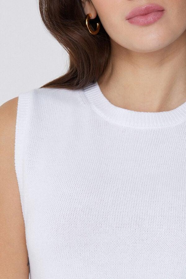 Tezenis Camiseta Tirantes Anchos Chaleco Algodón Calado