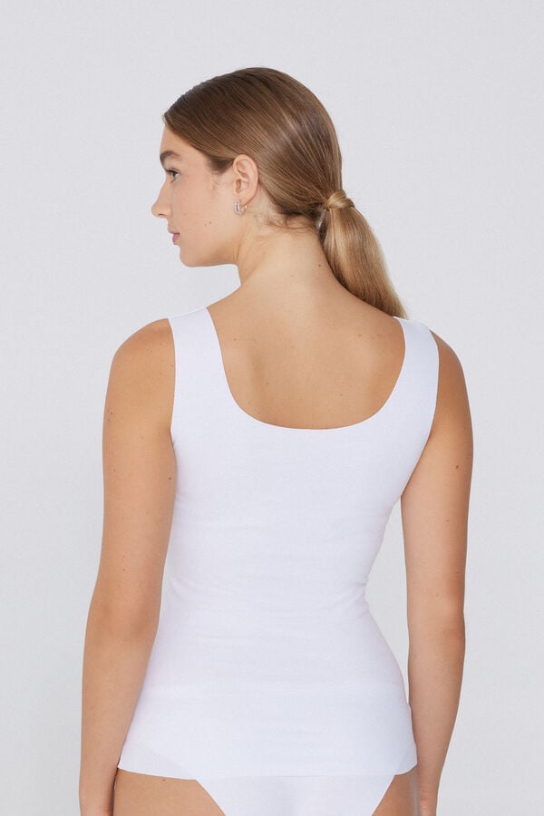 Tezenis Camiseta Tirantes Sin Costuras Algodón Orgánico