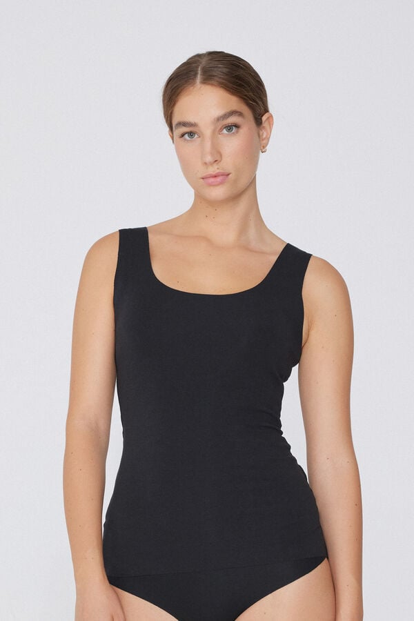 Tezenis Camiseta Tirantes Sin Costuras Algodón Orgánico