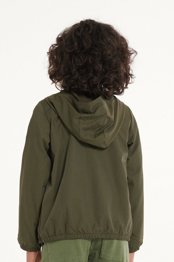 Tezenis Chaqueta Con Cremallera Y Capucha De Tejido Técnico Unisex Para Niños