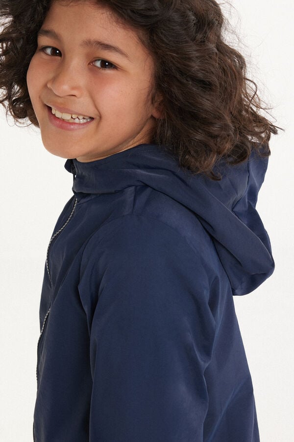 Tezenis Chaqueta Con Cremallera Y Capucha De Tejido Técnico Unisex Para Niños