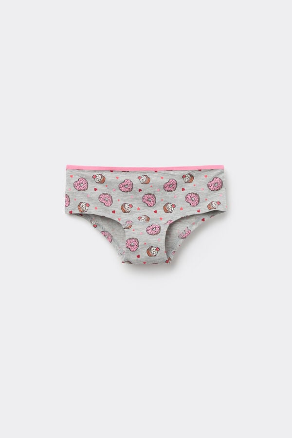 Tezenis Culotte Basic de Algodón Estampado para Niña