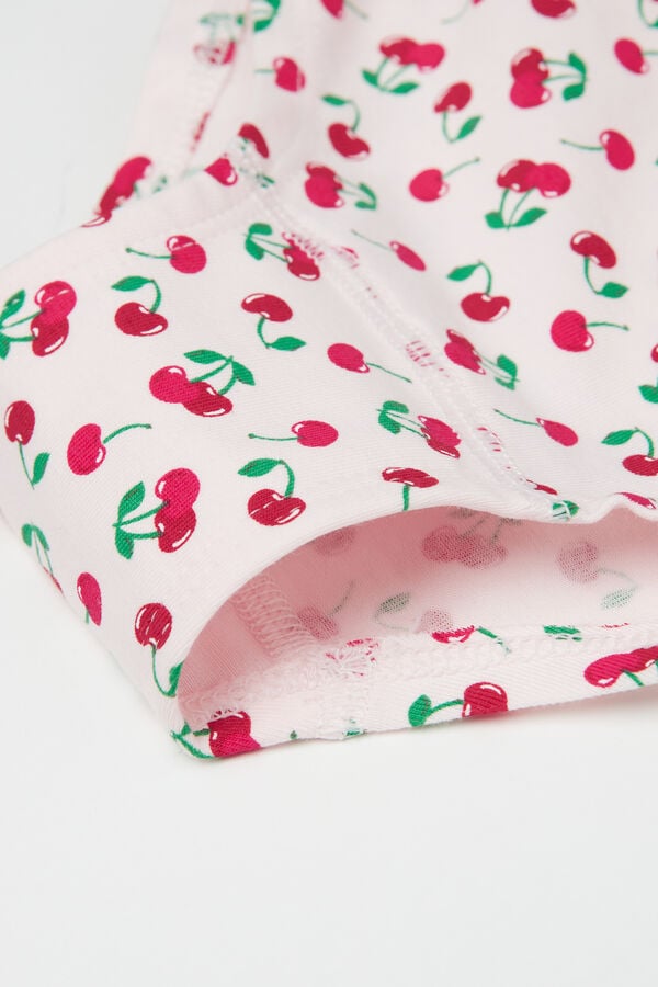 Tezenis Culotte Basic De Algodón Estampado Para Niña