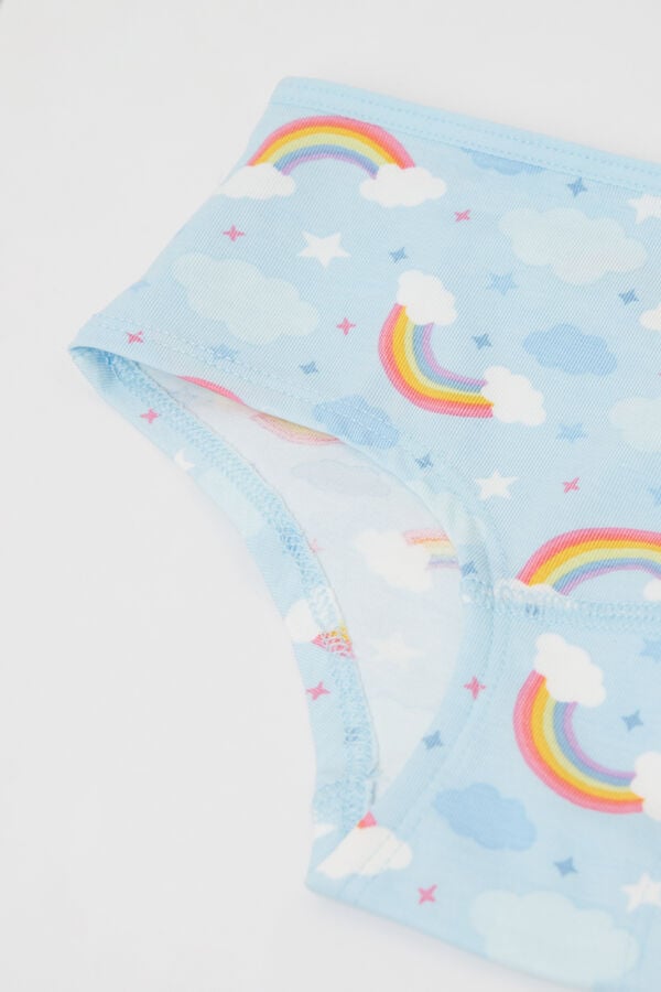 Tezenis Culotte Basic De Algodón Estampado Para Niña