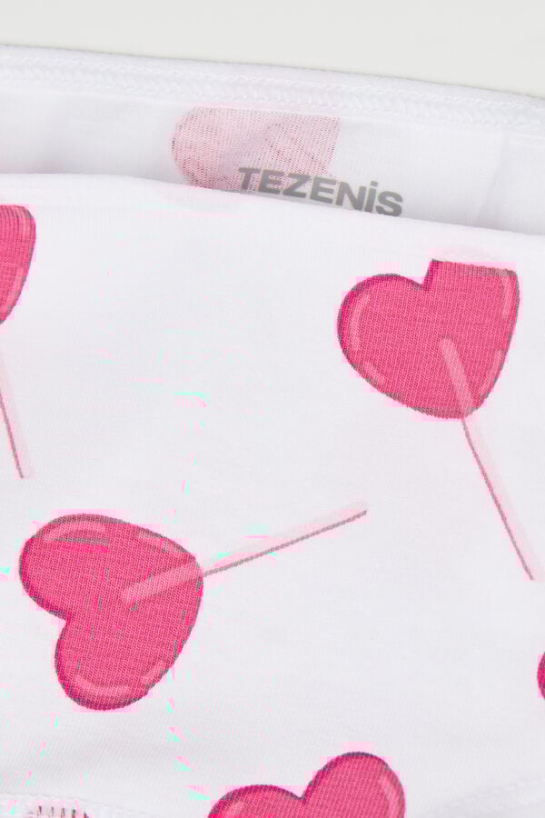 Tezenis Culotte Basic De Algodón Estampado Para Niña