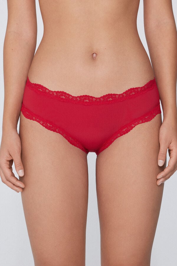 Tezenis Culotte Brasileño Microfibra Reciclada y Encaje