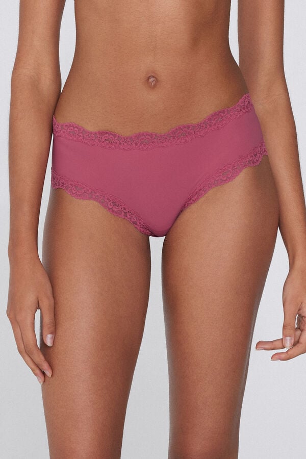 Tezenis Culotte Brasileño Microfibra Reciclada y Encaje