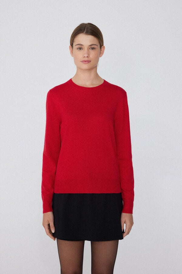 Tezenis Jersey Abrigado Con Lana Manga Larga Cuello Redondo