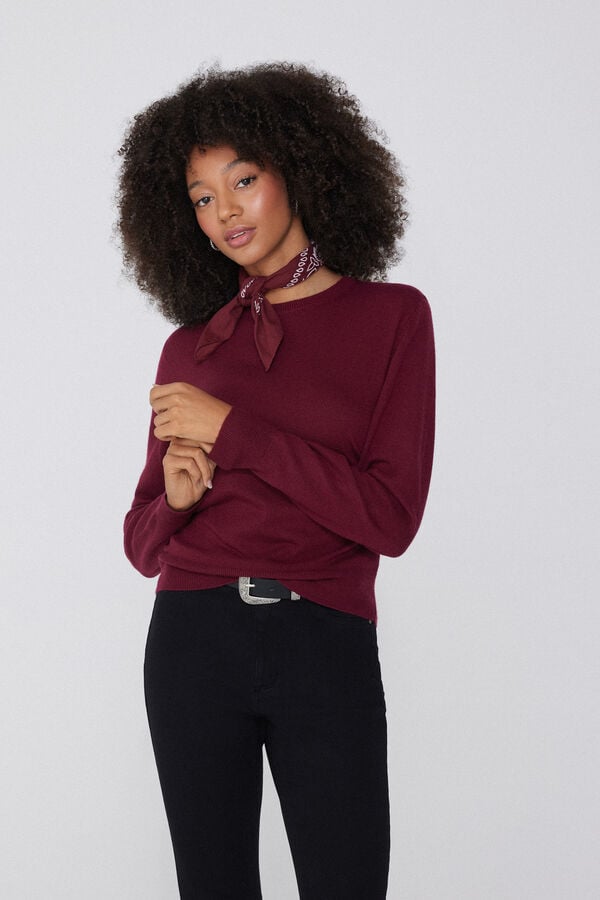 Tezenis Jersey Abrigado Con Lana Manga Larga Cuello Redondo