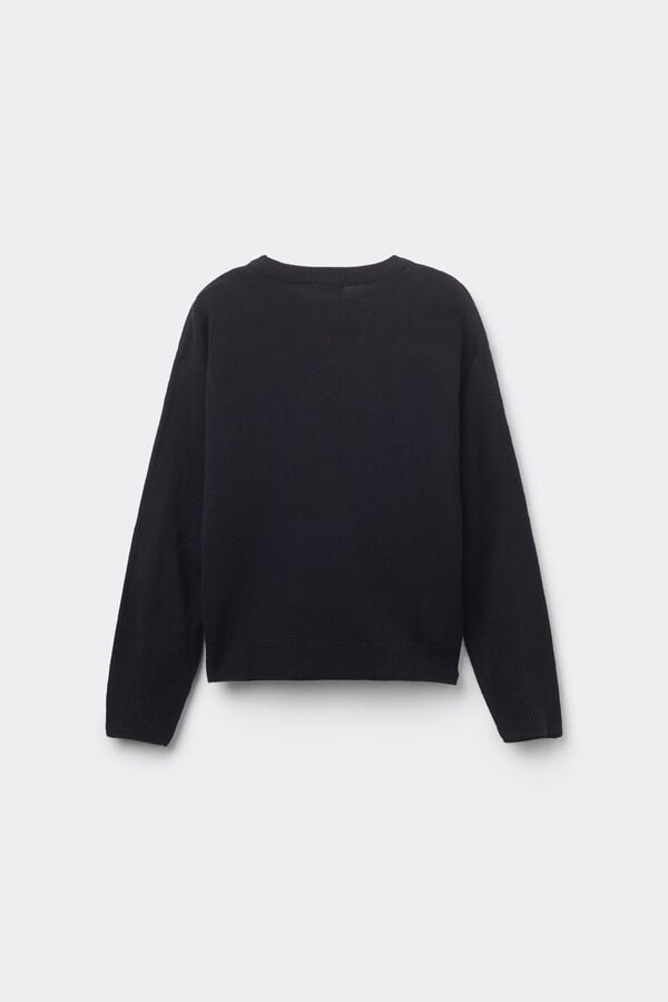 Tezenis Jersey Con Cuello Redondo Con Estampado De Navidad Unisex Para Niños