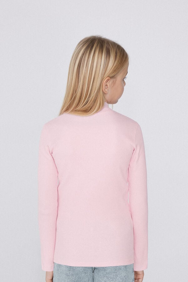 Tezenis Jersey De Manga Larga Con Cuello Cisne De Canalé Unisex Para Niños