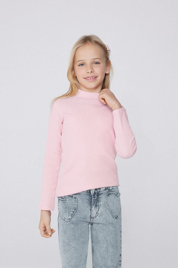 Tezenis Jersey De Manga Larga Con Cuello Cisne De Canalé Unisex Para Niños