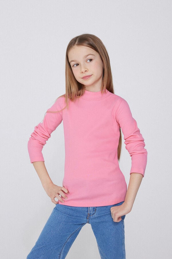 Tezenis Jersey De Manga Larga Con Cuello Cisne De Canalé Unisex Para Niños