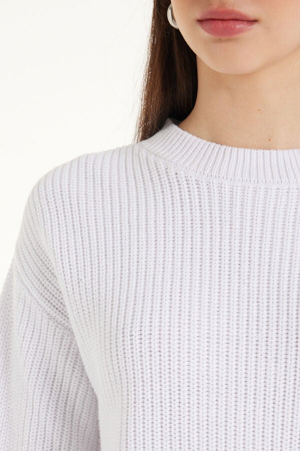 Tezenis Jersey De Manga Larga De Canalé Con Cuello Redondo