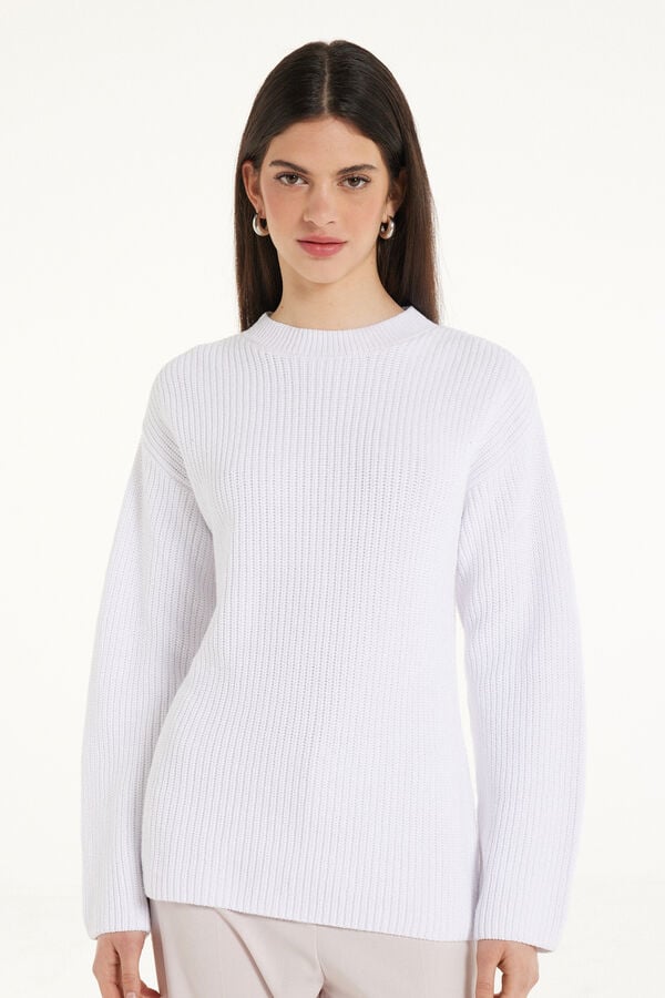 Tezenis Jersey De Manga Larga De Canalé Con Cuello Redondo