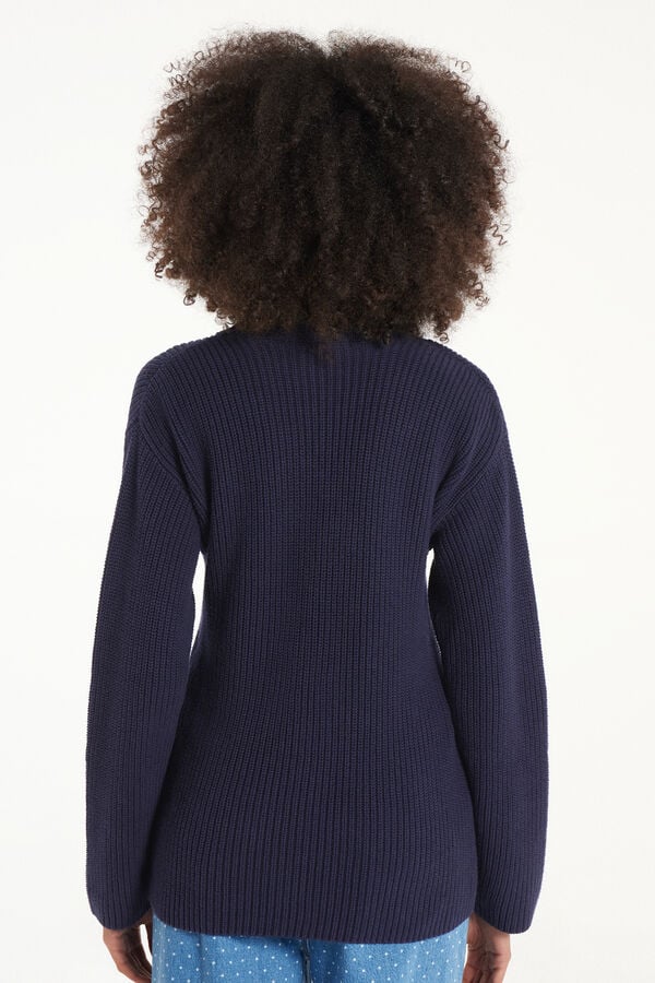 Tezenis Jersey De Manga Larga De Canalé Con Cuello Redondo