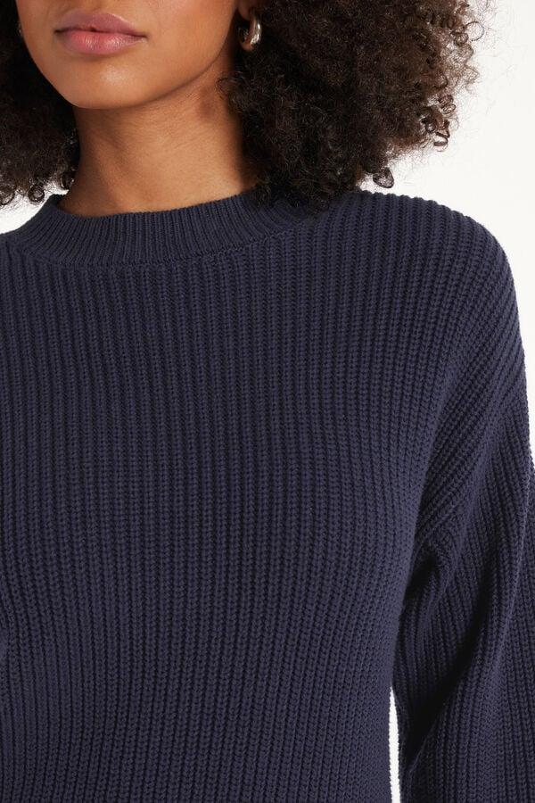 Tezenis Jersey De Manga Larga De Canalé Con Cuello Redondo