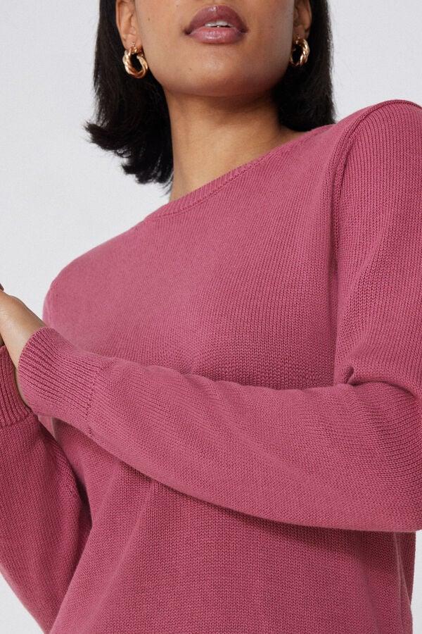 Tezenis Jersey De Manga Larga Y Cuello Redondo Básico De Algodón Calado