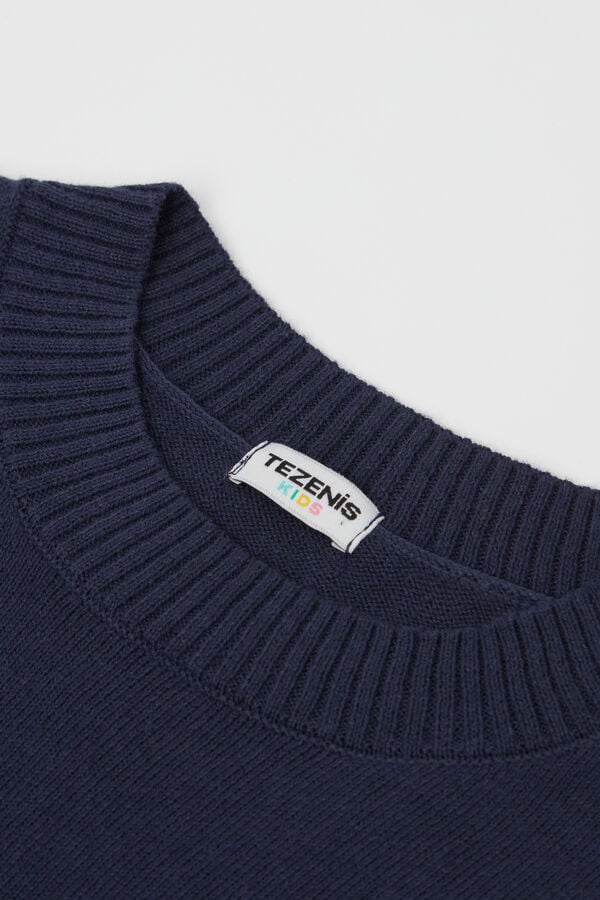 Tezenis Jersey Manga Larga Cuello Redondo Algodón Calado Niña