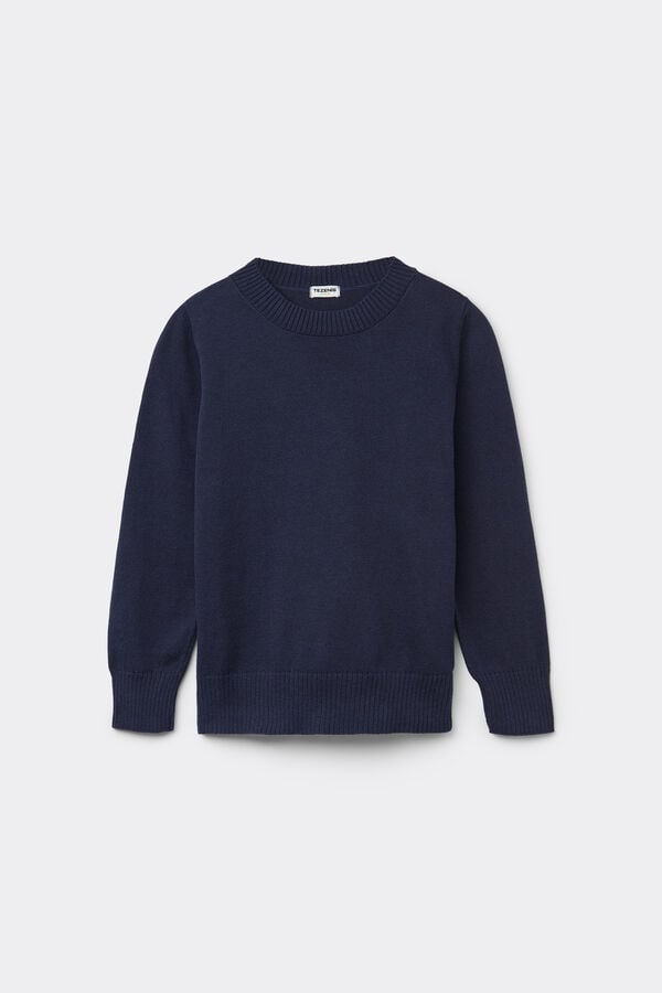 Tezenis Jersey Manga Larga Cuello Redondo Algodón Calado Niña