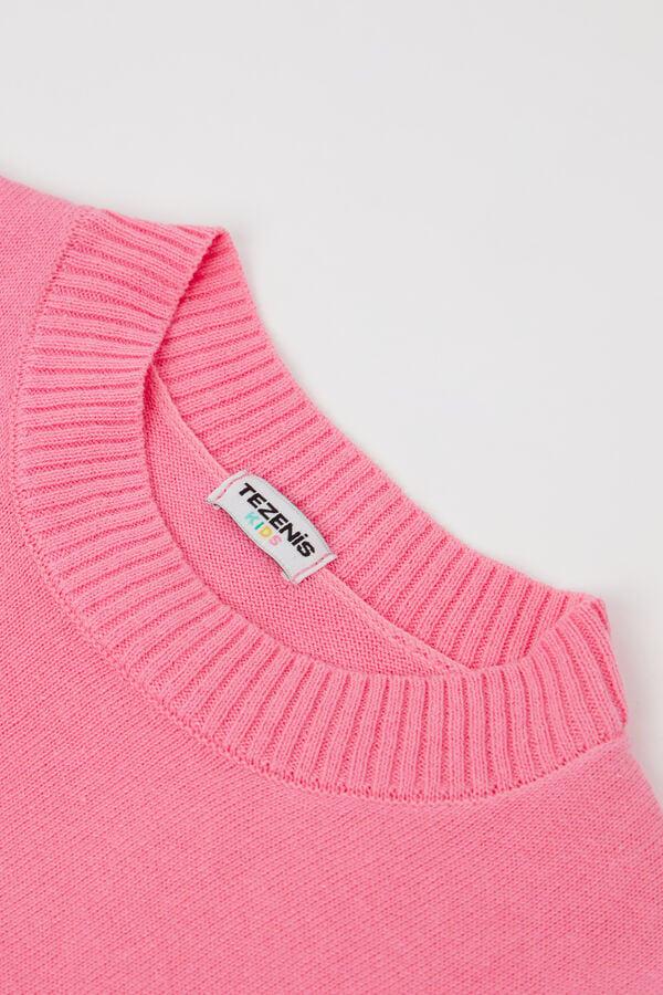 Tezenis Jersey Manga Larga Cuello Redondo Algodón Calado Niña