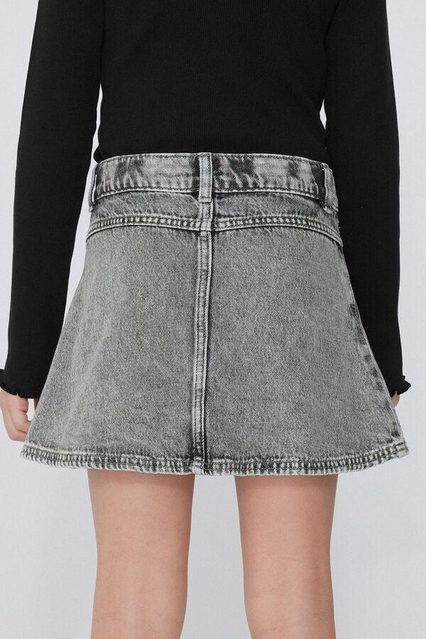 Tezenis Minifalda Denim Con Parche De Estrella Niña