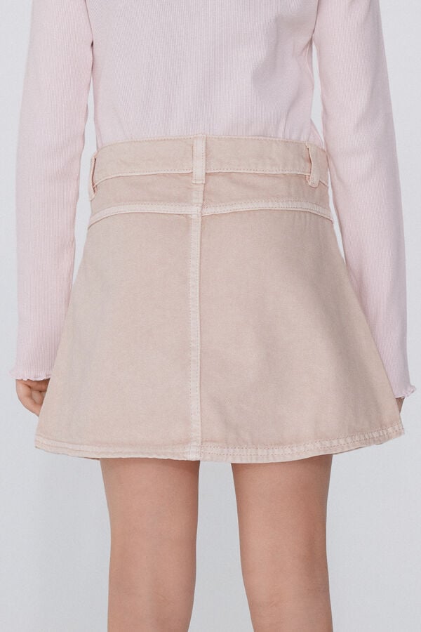 Tezenis Minifalda Denim Con Parche De Estrella Niña