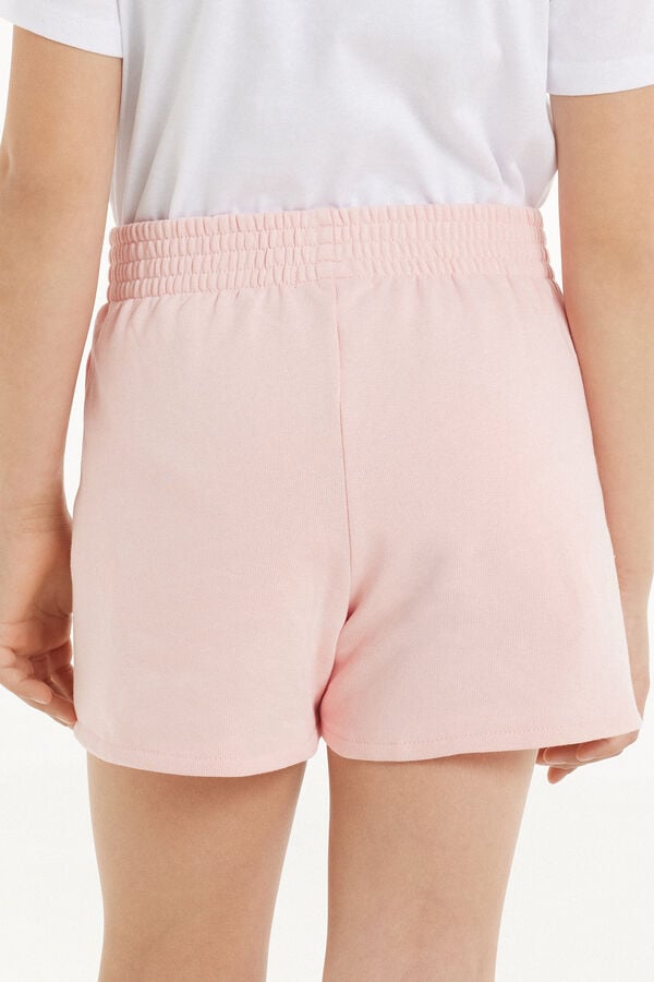 Tezenis Pantalón Corto De Felpa De Algodón Básico Para Niña