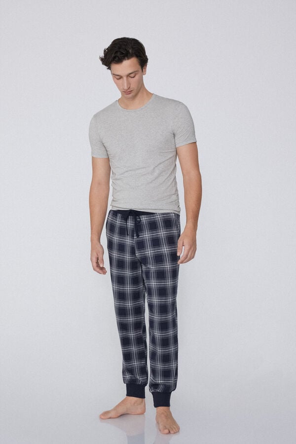 Tezenis Pantalón De Chándal De Algodón Grueso Con Estampado Y Bolsillos