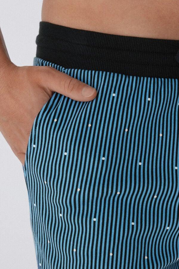 Tezenis Pantalón De Chándal De Algodón Grueso Con Estampado Y Bolsillos