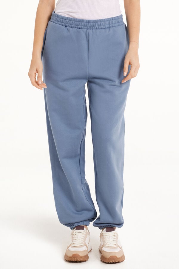 Tezenis Pantalón de Chándal de Felpa Gruesa con Bolsillos