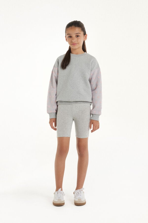 Tezenis Pantalón De Ciclista De Algodón De Color Liso Para Niña