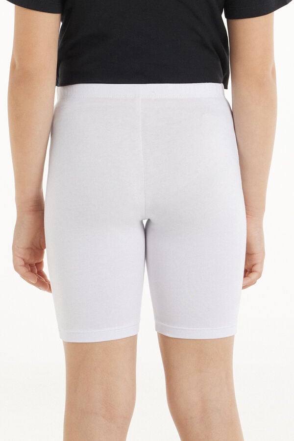 Tezenis Pantalón De Ciclista De Algodón De Color Liso Para Niña