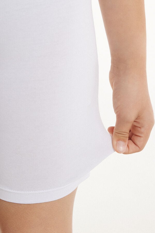 Tezenis Pantalón De Ciclista De Algodón De Color Liso Para Niña