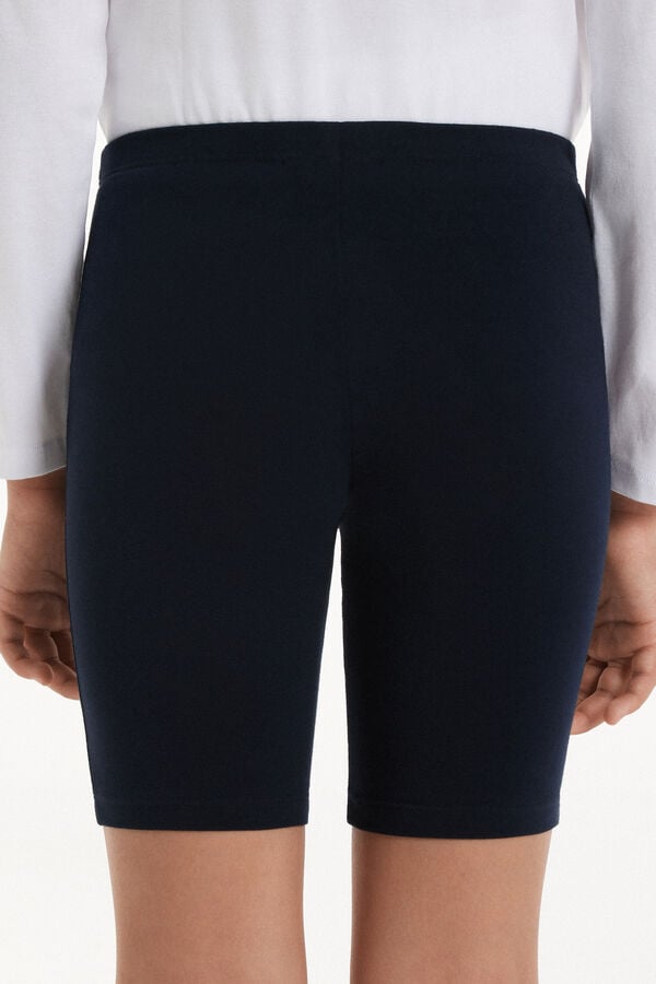 Tezenis Pantalón De Ciclista De Algodón De Color Liso Para Niña