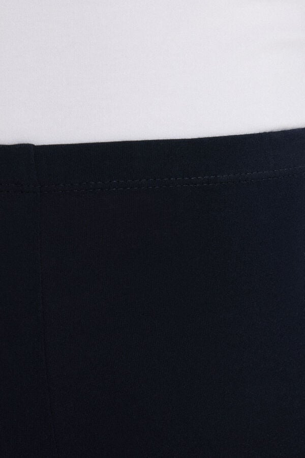 Tezenis Pantalón De Ciclista De Algodón De Color Liso Para Niña